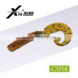 40mm 0.5g,50mm 1.2g,75mm 3.7g New Soft Fishing Lure Live Worms For Fishing thumbnail-1