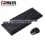 Deluxe high-end super slim black wireless keyboard and mouse combo KM-802