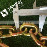 Yellow Galvanized G70 Transport Binder Chain
