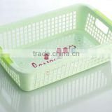 plastic basket for fruit and vegetable with handle manufacturer