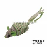 Natural Green 100% Corn Braid Rope Lifelike Mouse Shape Teaser Cat Toy for Japanese Market                        
                                                Quality Choice