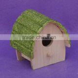 Cheap Handmade Christmas Wooden Carved Bird House thumbnail-6