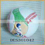 New Deisign Ceramic Coin Bank Fallball Design