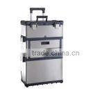 Stainless Steel Roller Tool Box, in 3 Compartments