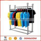 Huohua 2016 Hot Selling Double Pole Customize Rotating Clothes Rack thumbnail-5