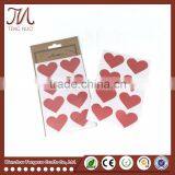New Design Self-adhesive Paper Heart Sticker