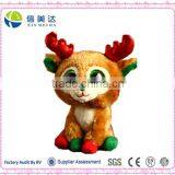Plush Cute Christmas Elk Soft Toy thumbnail-1