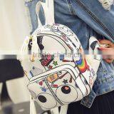 Student Leather Digital Printed Sports Backpack