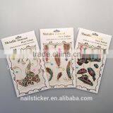 Custom Hot Sale Rhinestone Metallic Tattoo Acrylic Foil Temporary Tattoo Stickers thumbnail-3