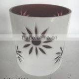 Glass Candle Holder for Tealight, Votive, Halloween Decoration thumbnail-5