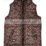Apparel Stocklots Girls Cute Padded Vest With Polar Fleece thumbnail-2