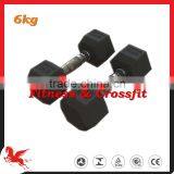Hex Rubber Coated Dumbbell 1kg/2kg thumbnail-6