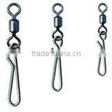 rolling fishing swivel with hanging snap