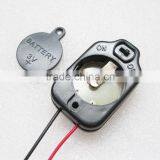 CR2032 Button Coin Cell Battery Holder Case Box W/ Wire Lead ON/OFF Switch