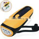 Good Quality Mini Multifunction Hand Crank Dynamo Flashlight thumbnail-1