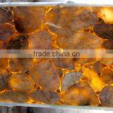 Backlight Agate Gemstone Table Top , Gemstone Table Top