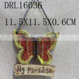 Decorative Outdoor Ceramic Butterfly Wall Art Plaques thumbnail-1
