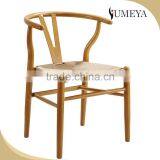 Wholesale Stackable Wood Design Dining Chair, Wood Chair Straw Seat thumbnail-1