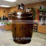 New Style Barrel Furniture Wooden Fridge thumbnail-1