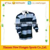 Custom High Quality Rugby Jersey Striped Polyester Jersey Wholesale thumbnail-1