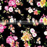 Rayon Printed Fabric 30s*30s Beautiful Flowers