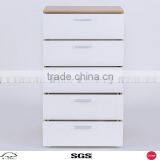 New Style Modern Bedroom Wood Chest of 5 Drawers Design...