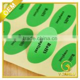factory price paper self adhesive sticker flag