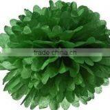 Halloween Party Supplies Decorations Green Tissue Paper Pom Poms 10", 15", 20" thumbnail-1