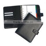 Custom Black Business Card Padfolio Leather Document File Presentation Folders thumbnail-5
