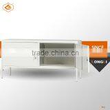 Home Furniture Steel Double Door Living Room TV Cabinet in White thumbnail-3