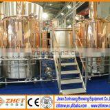 500L Beautiful Red Copper Hotel Beer Equipment/micro Beer Equipment thumbnail-1