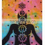 Tapestry Indian Throw Cotton Bedspread Twin Bedspread Manufacturer Home Furnishing Wall Decor Yoga Meditation Mantra Mat thumbnail-3