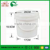 Injection Molding Plastic Pail 3L Round Bucket With Lid thumbnail-2