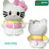 2016 Wholesale Promotional Gift Paper Mache Animal Shape Hello Kitty Piggy Bank