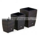 Set of 3 Rattan Garden Pot for Sale Plant Pot Cheap Plant Pot thumbnail-2