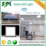 15W Solar Panel Green Power Indoor House Lighting Flat LED Panel Day & Night Light thumbnail-1