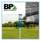 Hot Dipped Galvanized or Powder Coated Galvanized Metal Square Sign Post thumbnail-1