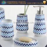 Most Popular Decal Fine Porcelain Bathroom Set With ISO Certificate thumbnail-2