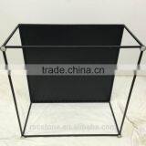 Cheap Modern Carrara White Marble Top Black Steel Coffee Table thumbnail-4