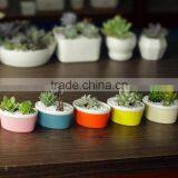 New Design Ship Shape Colorful Ceramic Flower Pots for Livingroom thumbnail-2