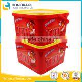 Wholesale Rectangular Shape Plastic Biscuit Wrapper With Cover, Plastic Food Container With Lid thumbnail-1