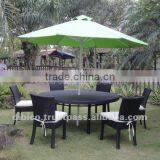 Outdoor Furniture Rattan Dining Table Set