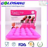New Easy Instant Silicone Baking Flex Pan 20 Cup Tasty Top Cake Pop Mold Tray