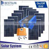 2017 BestSun home use professional design 3000w complete kit poly solar power system