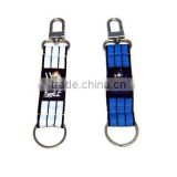 Carabiner keychain with pvc label