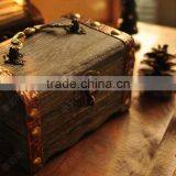 Zakka Vintage Wooden Jewelry Box Antique Chinese Storage Box Desktop Furnishing Articles Gift Box thumbnail-4
