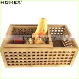 Handmade Bamboo Bin Fruit Storage Crate Homex BSCI/Factory thumbnail-3