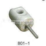 802-2 Brown Glazed Porcelain Wiring Insulator thumbnail-4