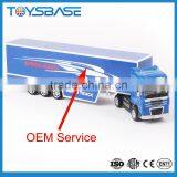 Customized Logo OEM Designed 1/50 22.5 11.75 Alloy Toys Wheels Tanker Container Metal Diecast Truck Model thumbnail-2
