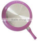 9pcs Cookware in Aluminum With White Ceramic Nonstick Coating thumbnail-6